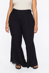 Plus Size Flounce Flare Pants