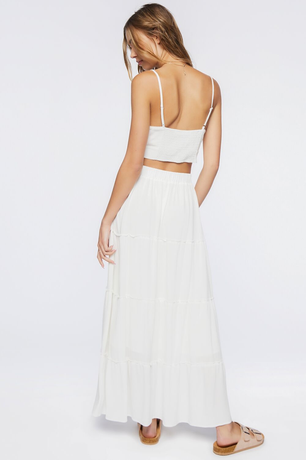 Sweetheart Cropped Cami & Maxi Skirt Set