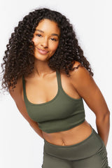 Seamless Caged-Back Sports Bra