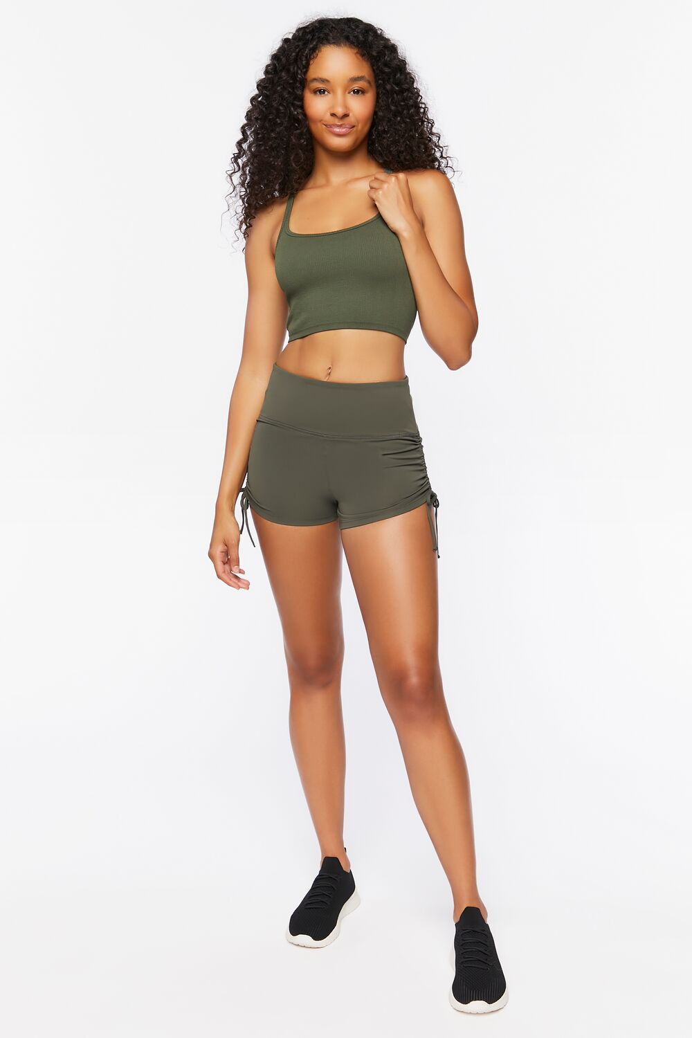 Seamless Caged-Back Sports Bra