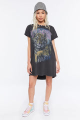 Wild Spirit Graphic T-Shirt Dress