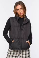 Zip-Up Puffer Vest