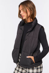 Zip-Up Puffer Vest