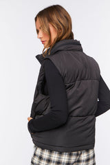Zip-Up Puffer Vest