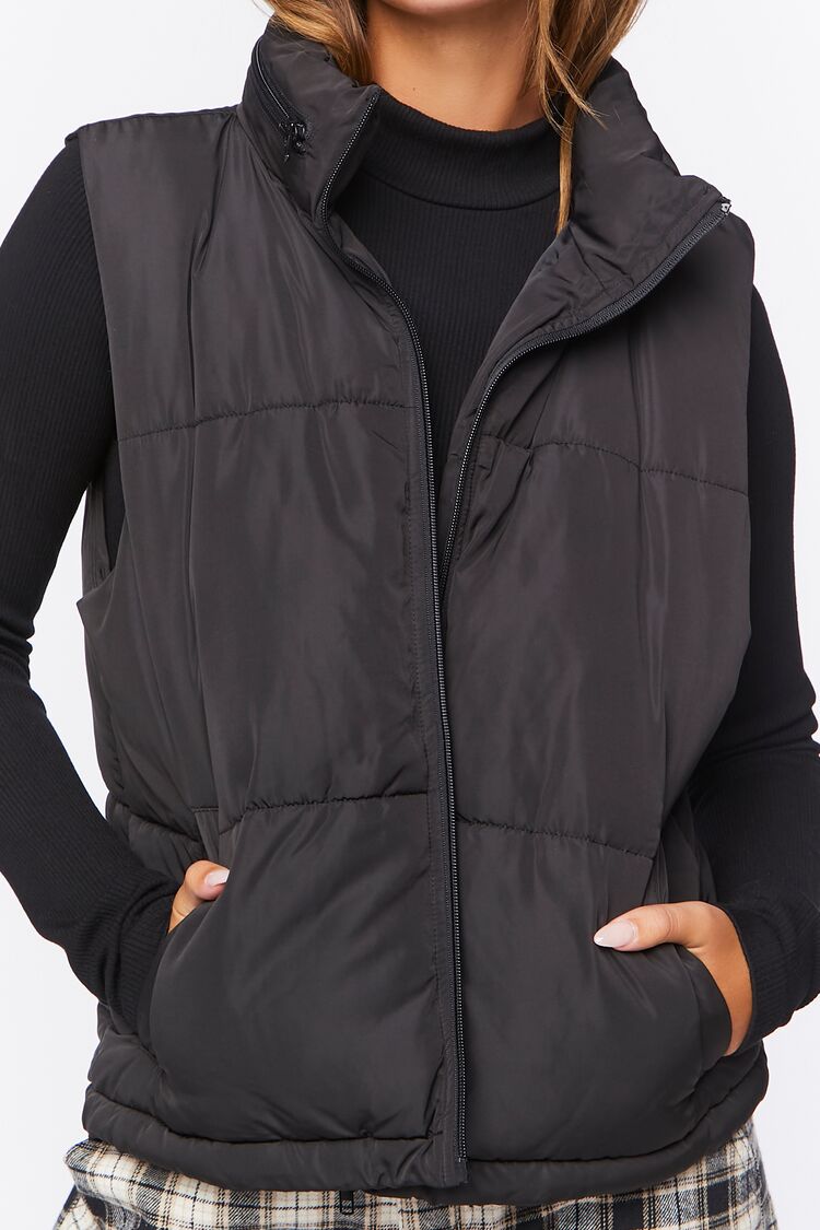 Zip-Up Puffer Vest