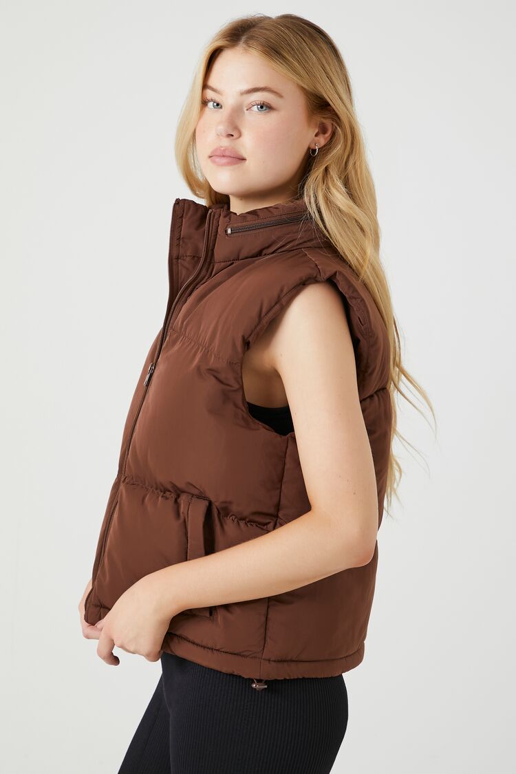 Zip-Up Puffer Vest