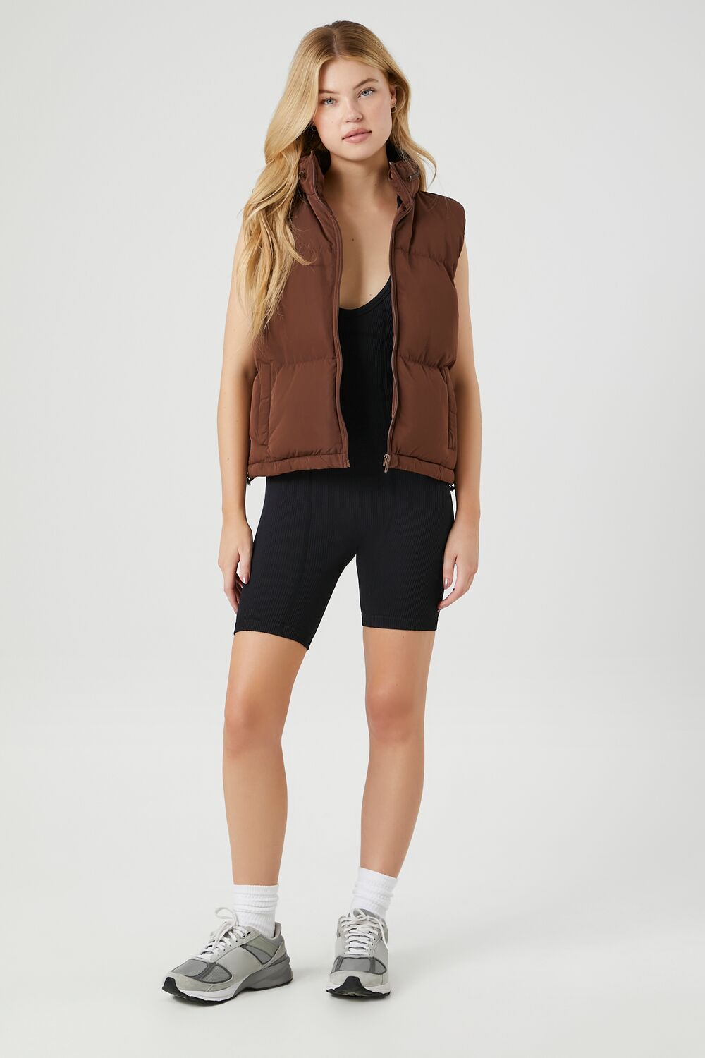 Zip-Up Puffer Vest