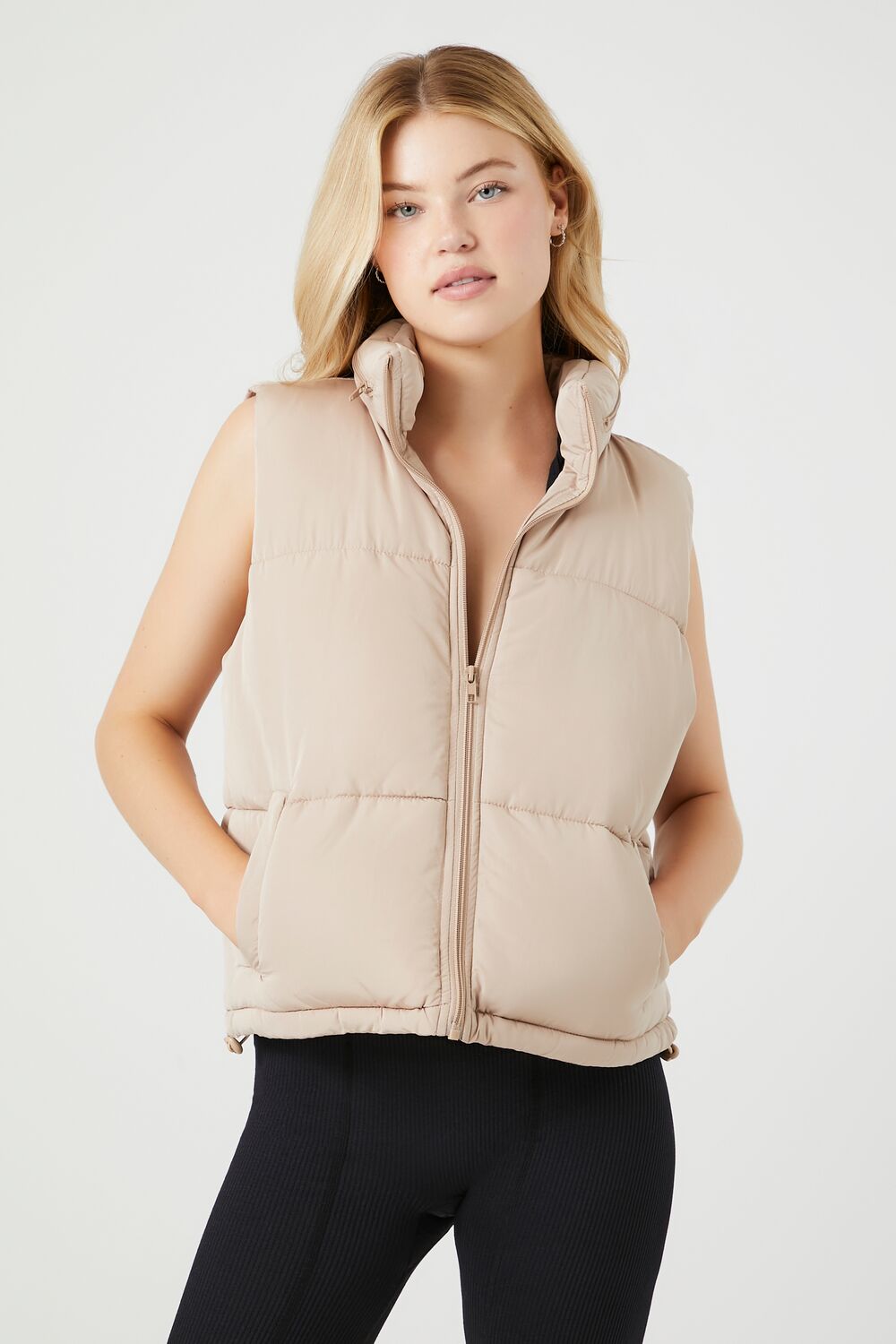 Zip-Up Puffer Vest