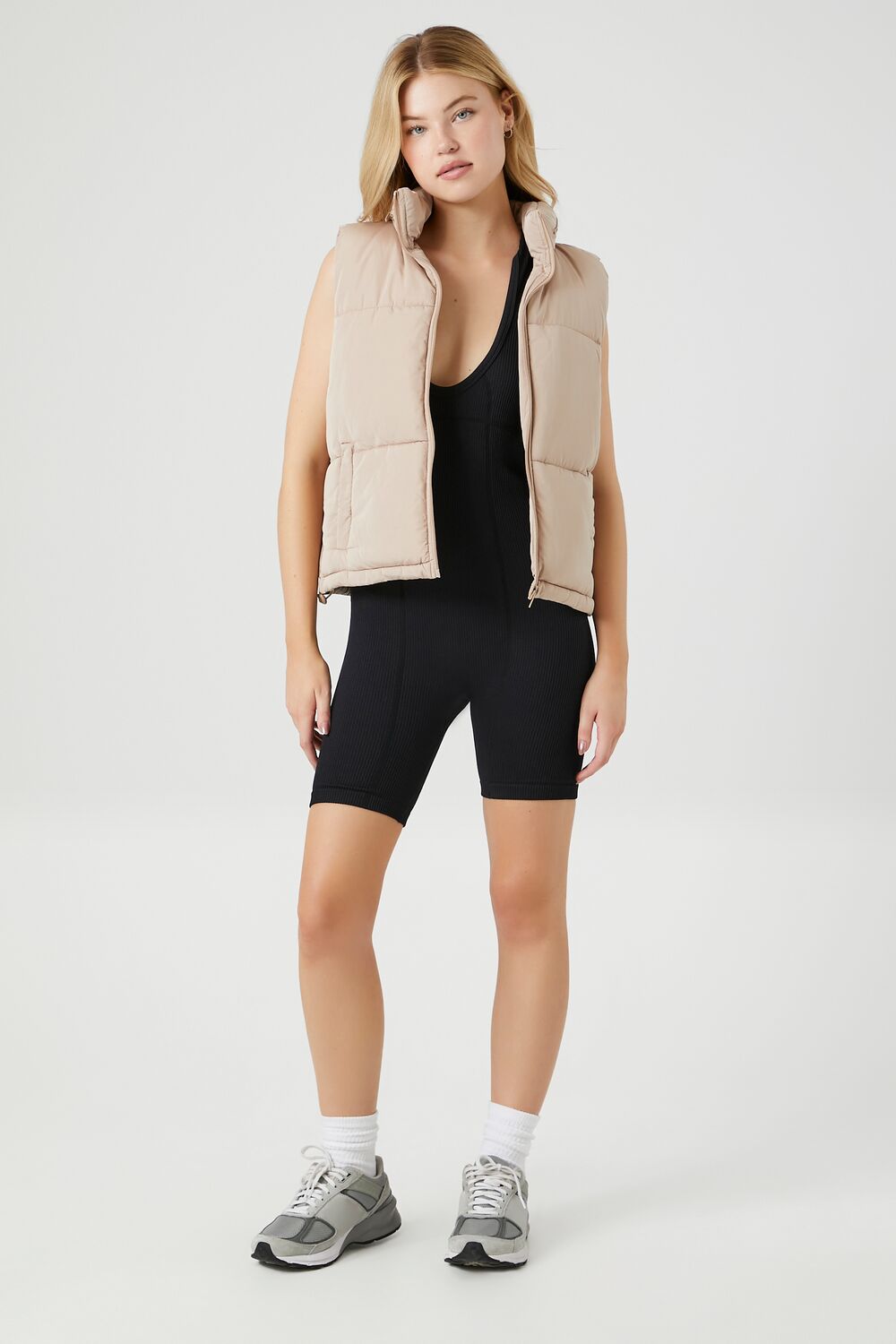 Zip-Up Puffer Vest