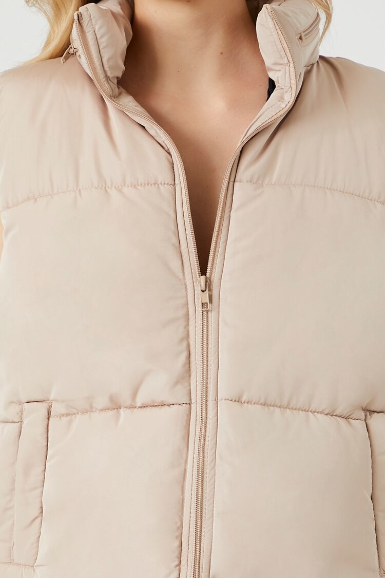 Zip-Up Puffer Vest