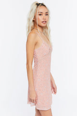 Flower Print Slip Dress