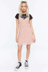 Flower Print Slip Dress