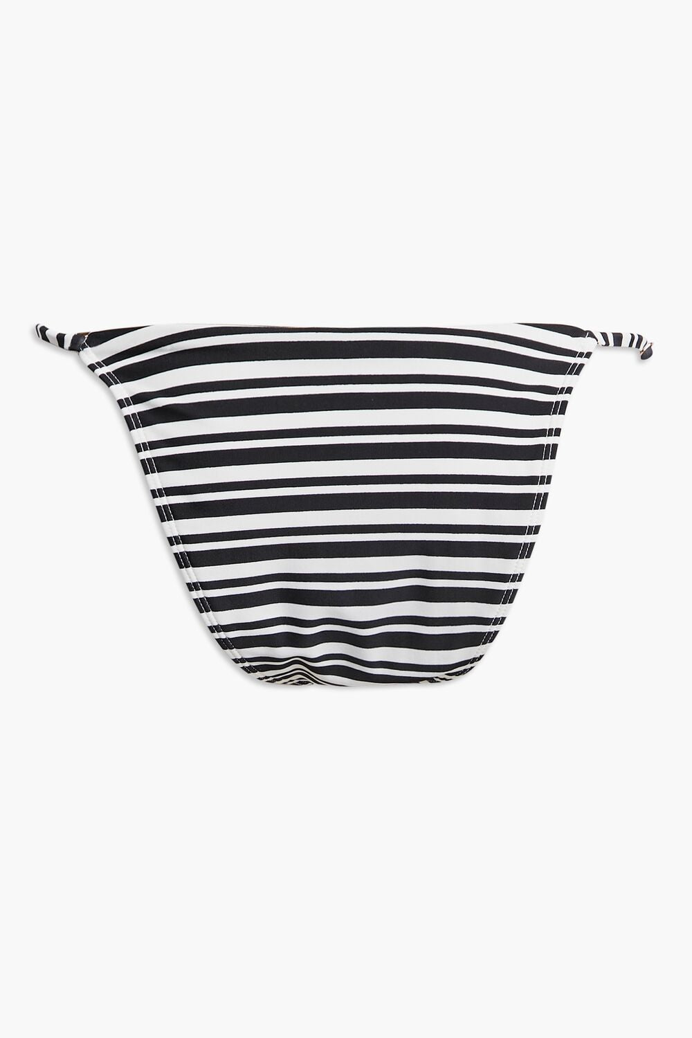 Striped High-Leg Bikini Bottoms