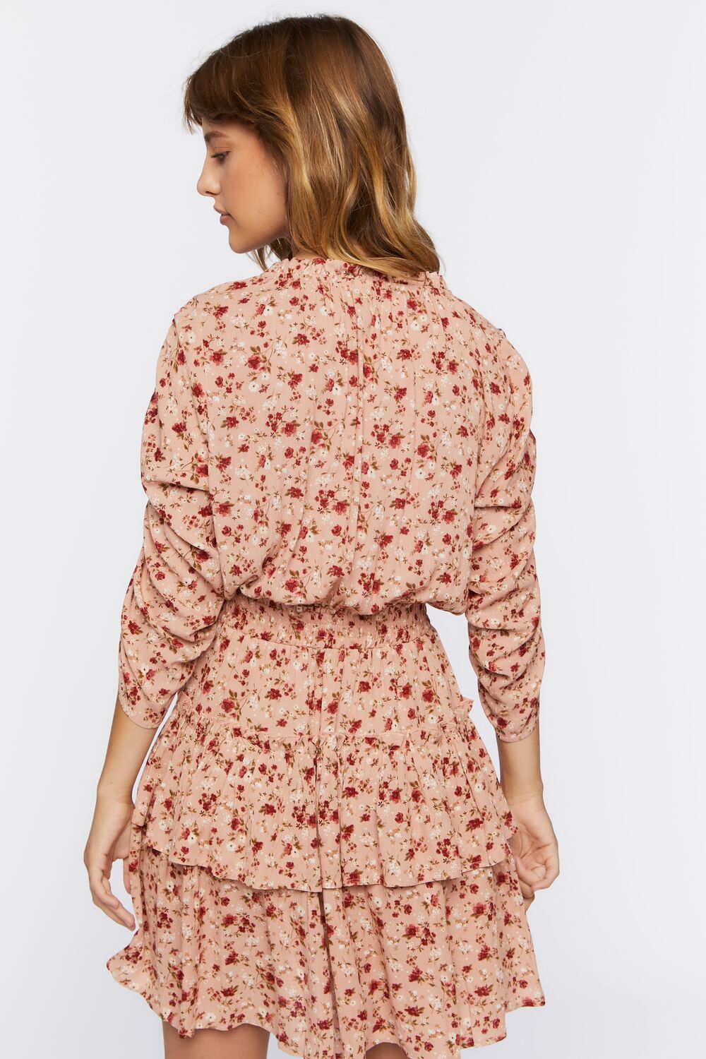 Floral Print Mini Dress