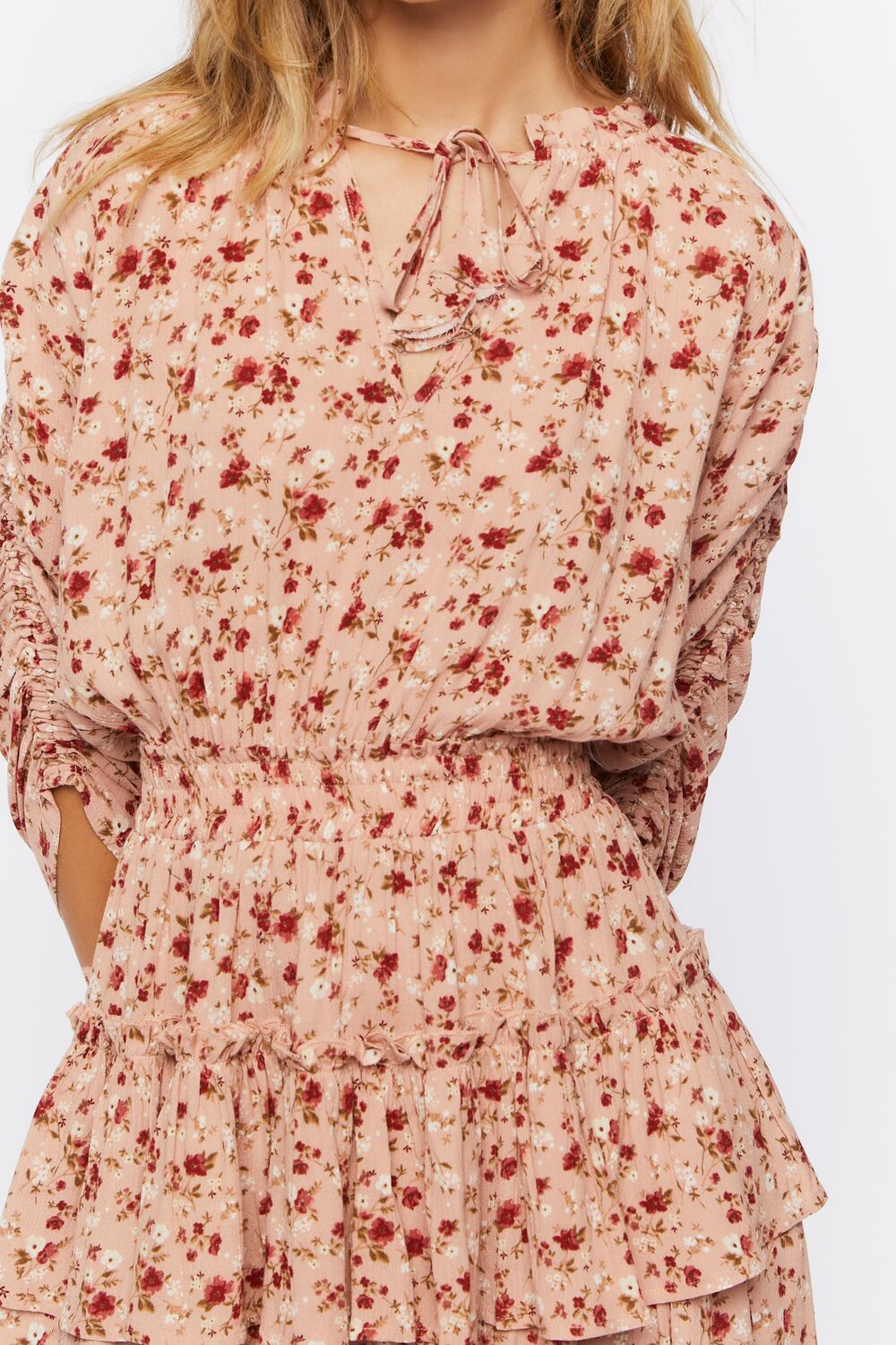 Floral Print Mini Dress