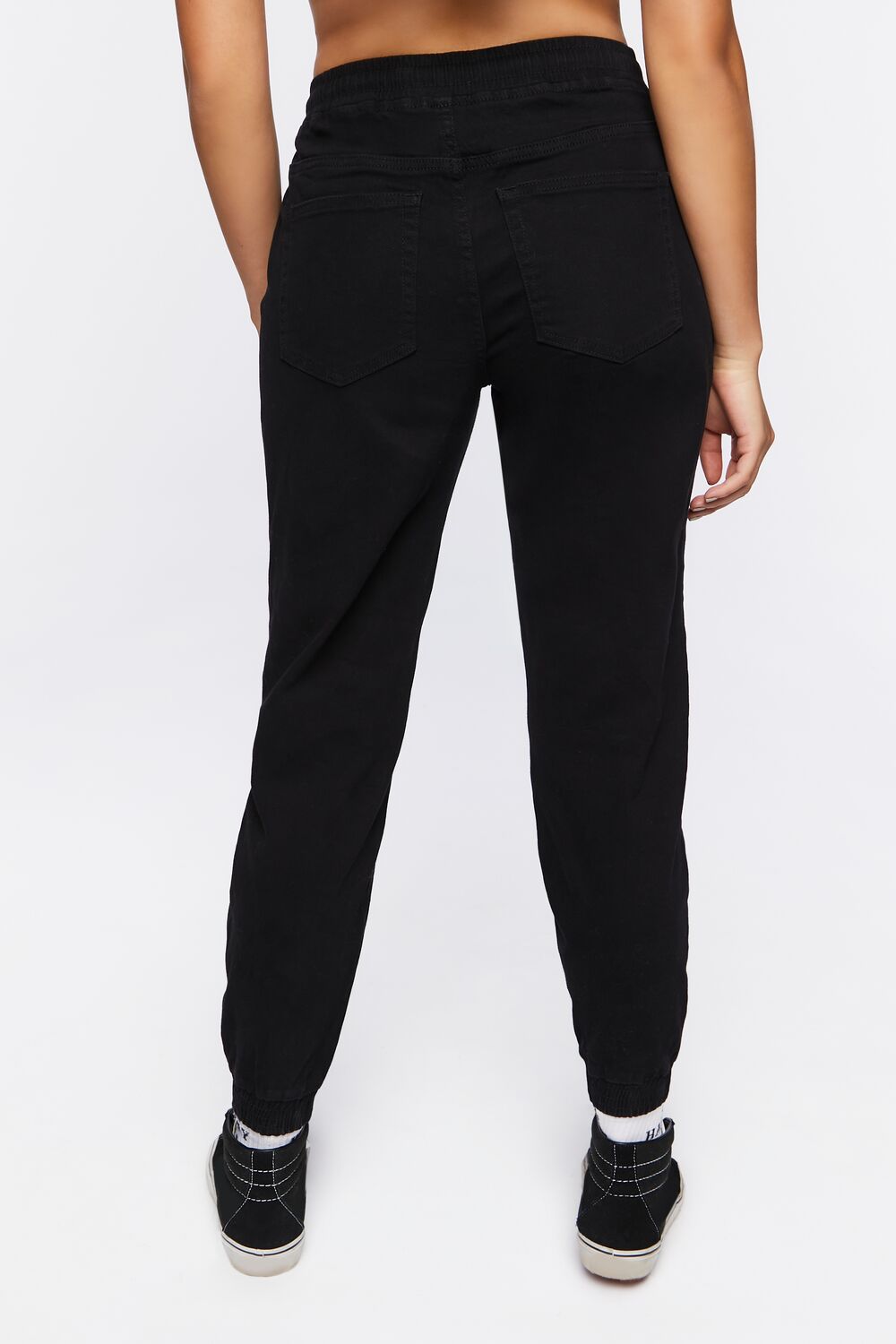 Distressed Denim Joggers