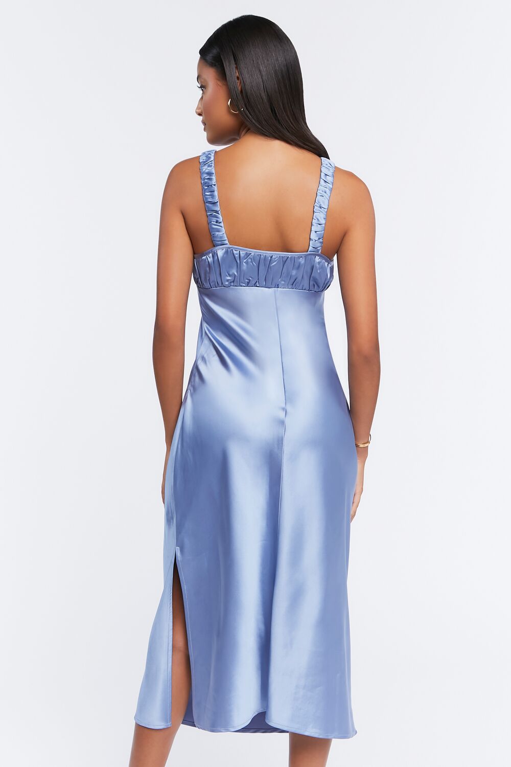 Satin Sweetheart Midi Dress