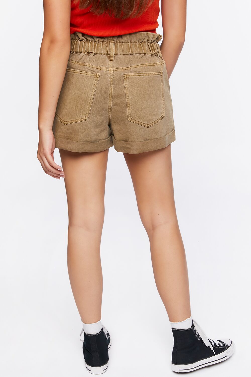 Corduroy Paperbag Shorts