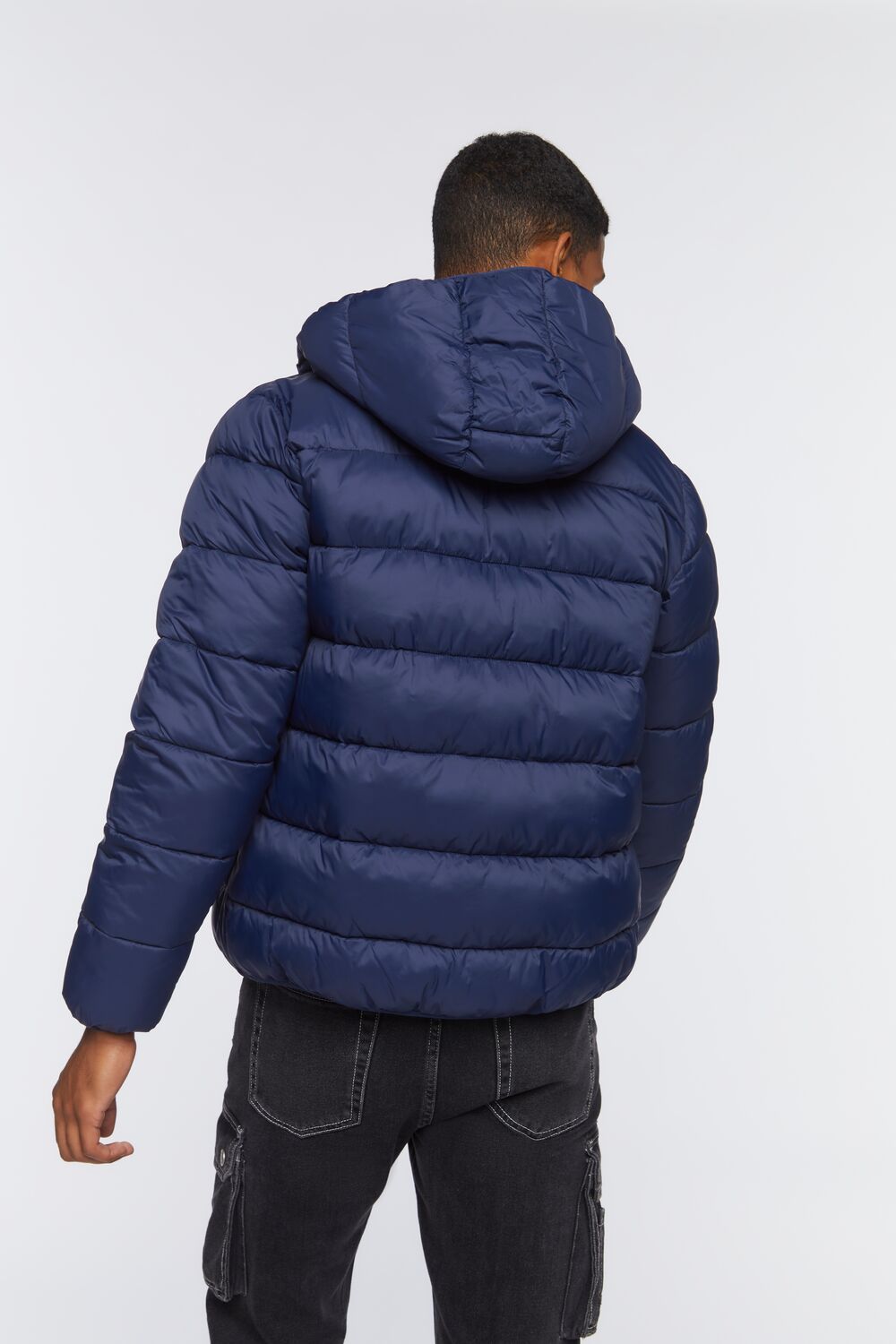 Hooded Zip-Up Puffer Jacket