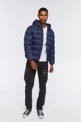 Hooded Zip-Up Puffer Jacket
