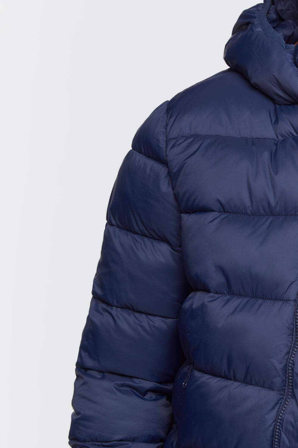 Hooded Zip-Up Puffer Jacket