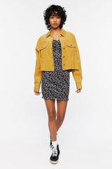 Frayed Corduroy Shacket