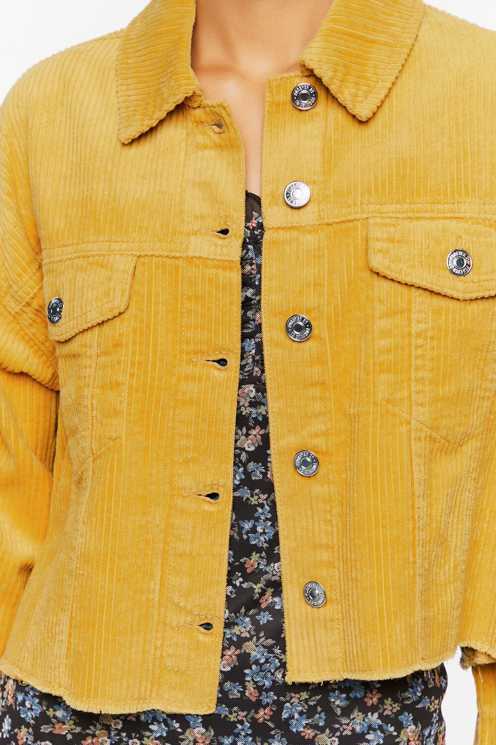 Frayed Corduroy Shacket