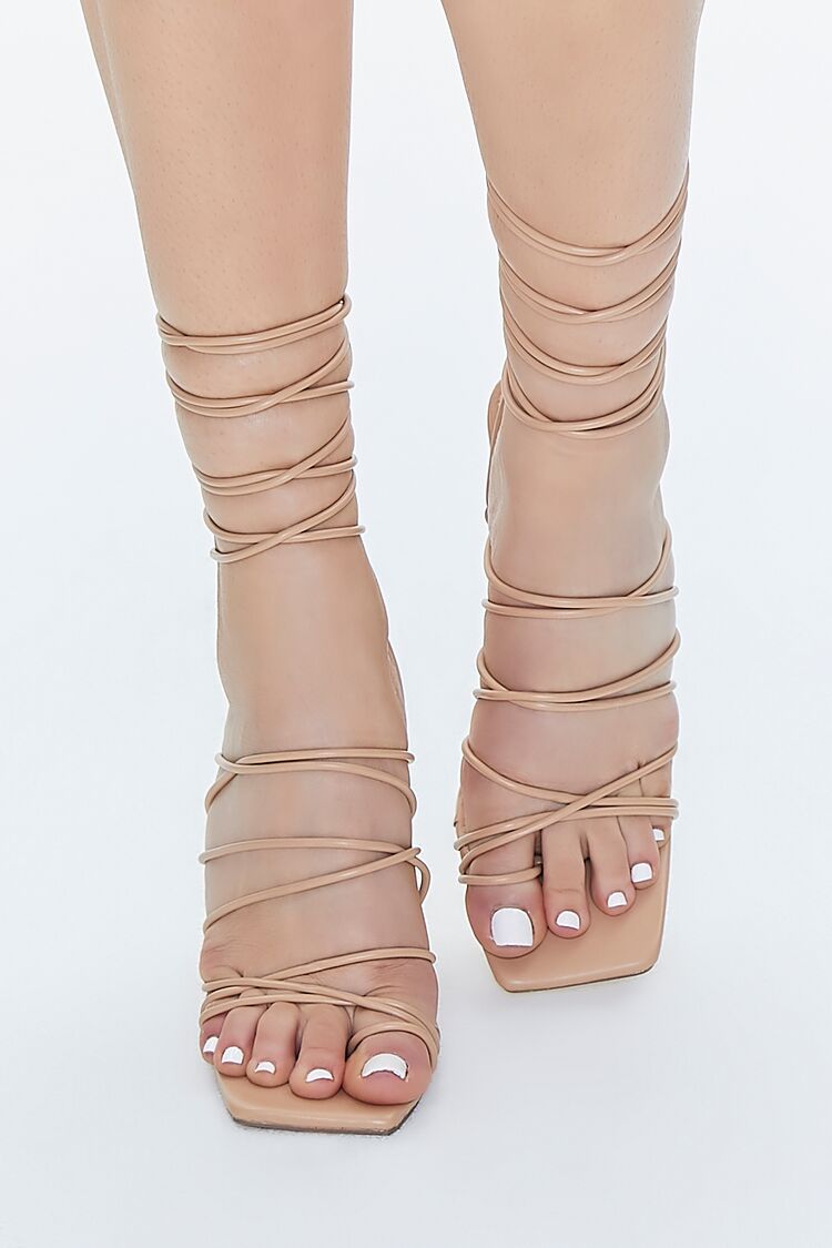 Lace-Up Stiletto Heels