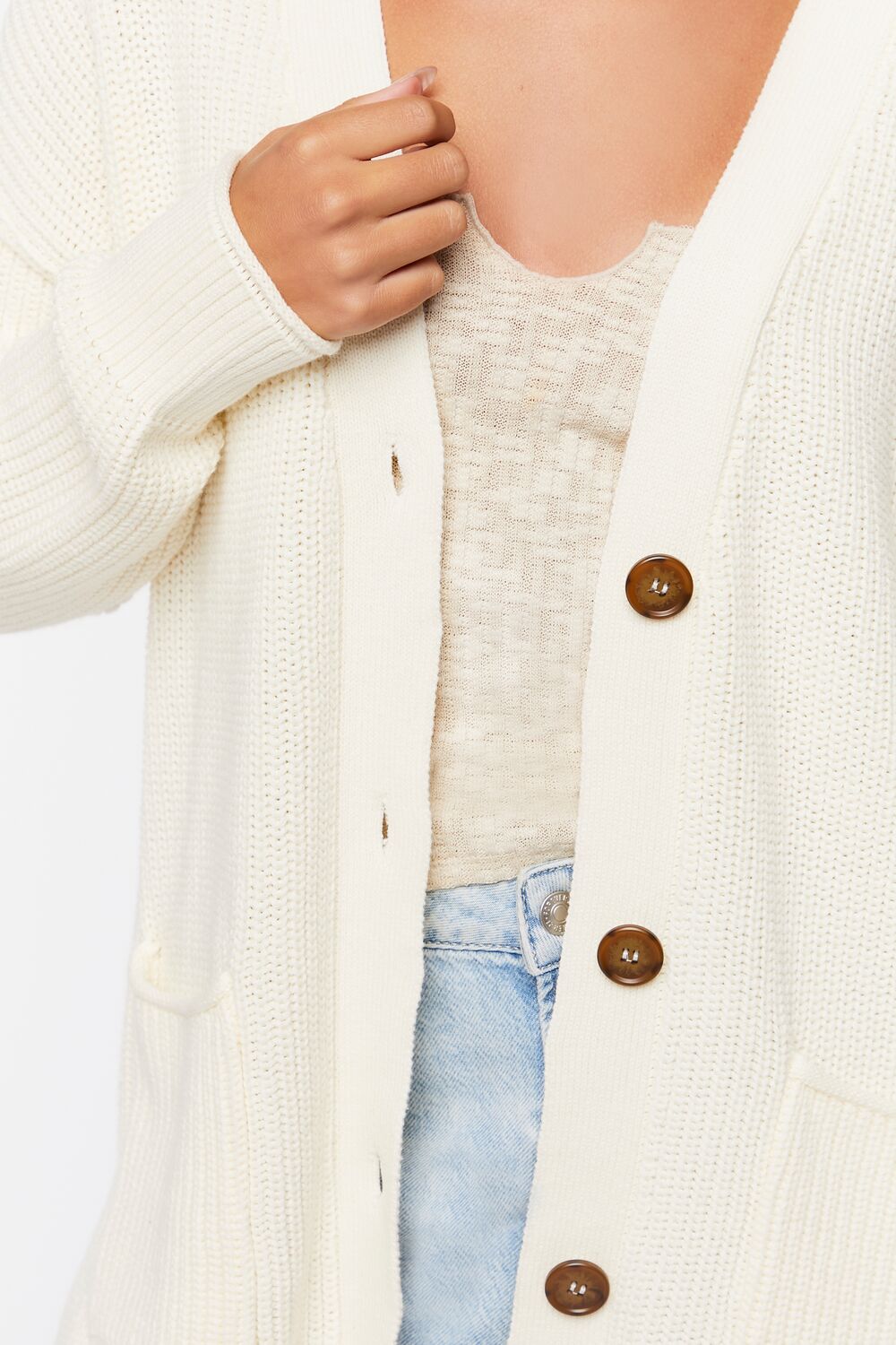 Button-Up Cardigan Sweater