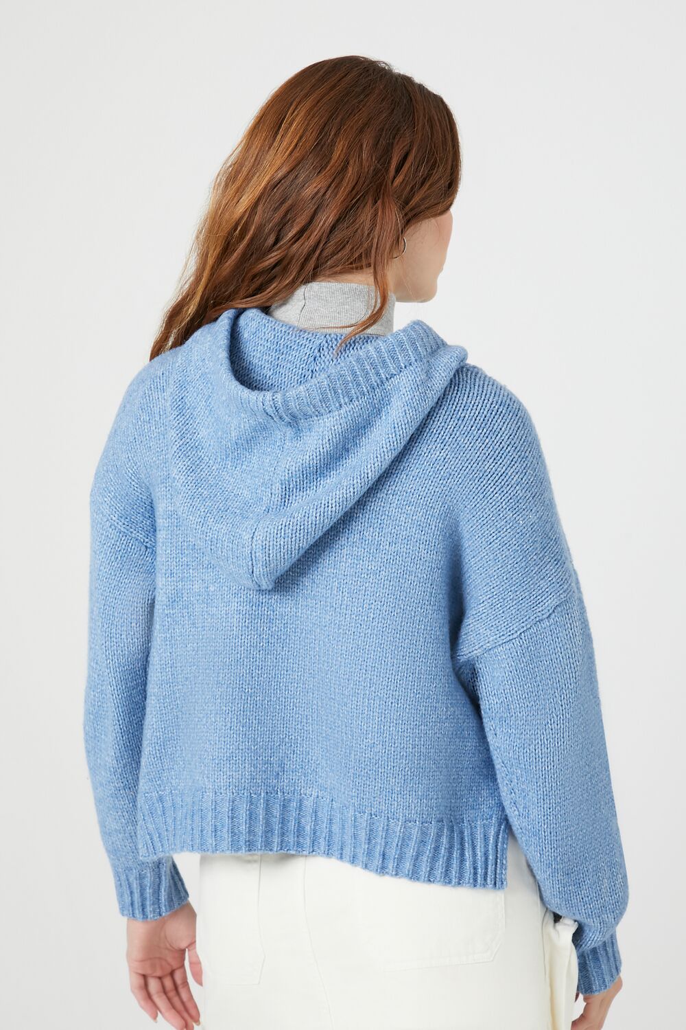 Hooded Zip-Up Sweater