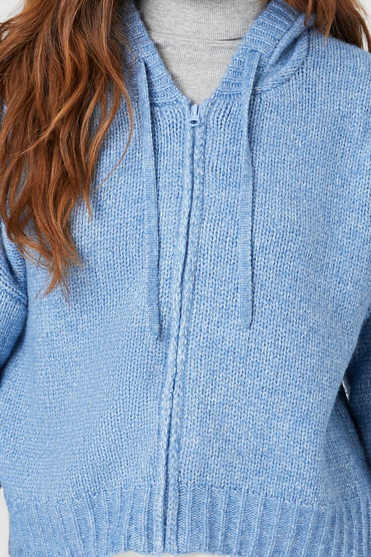 Hooded Zip-Up Sweater