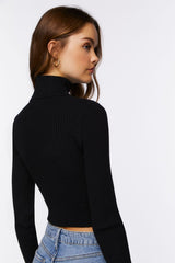 Ribbed Turtleneck Sweater
