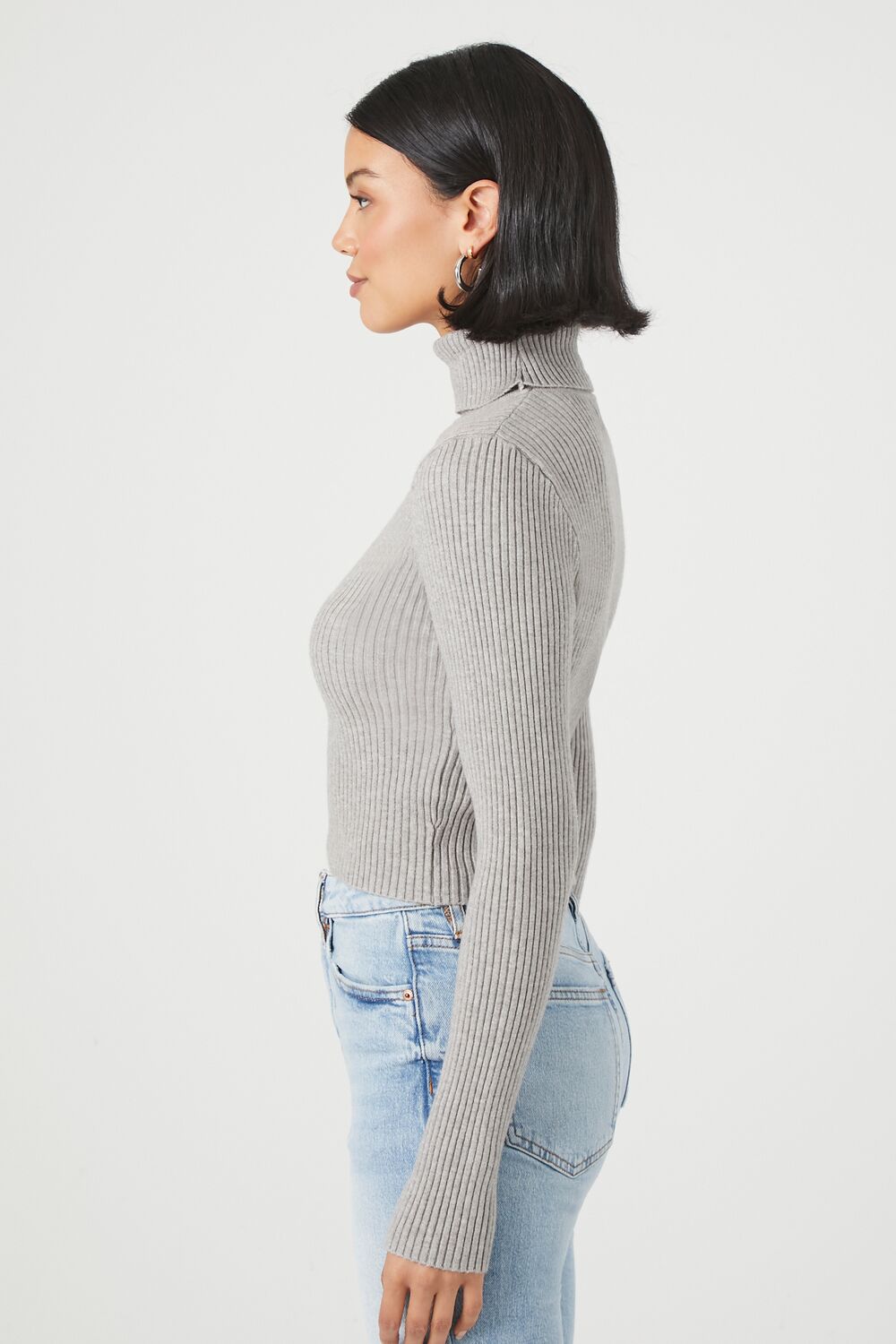Ribbed Turtleneck Sweater