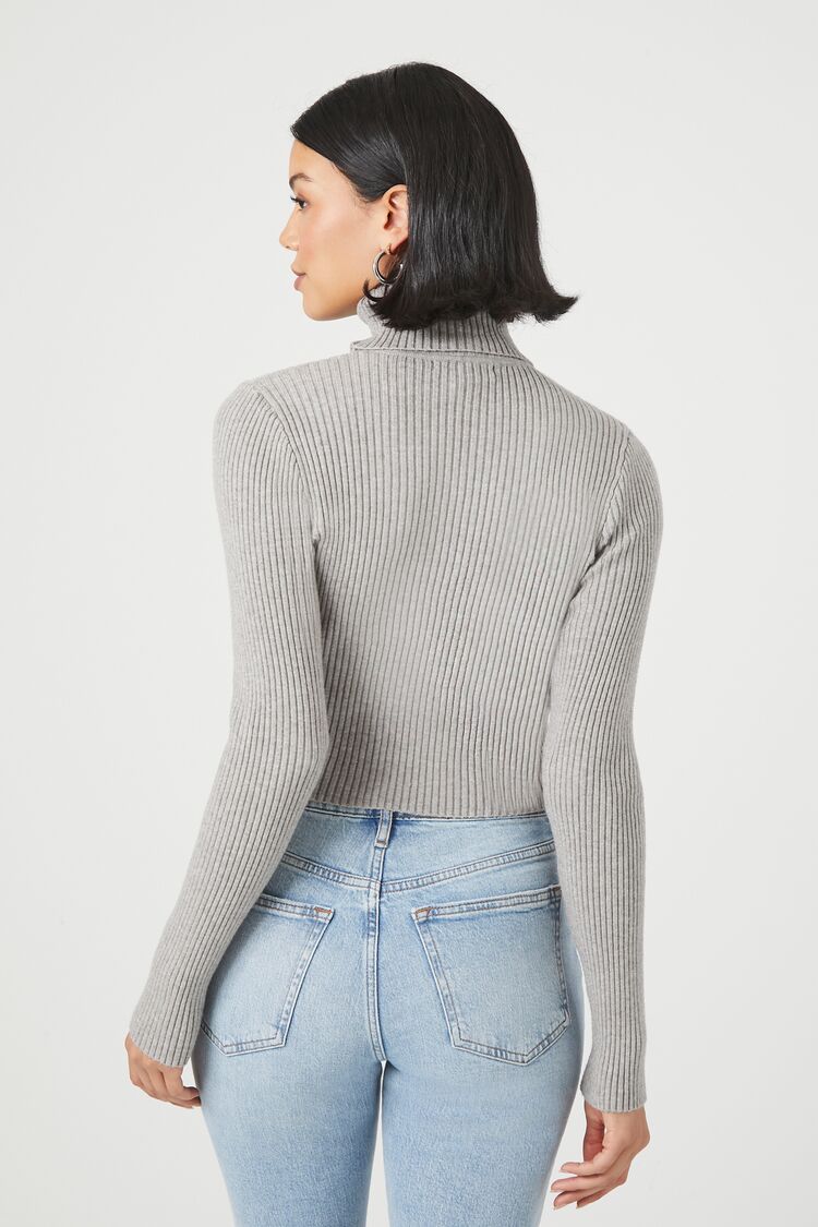 Ribbed Turtleneck Sweater