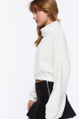 Ribbed Turtleneck Sweater