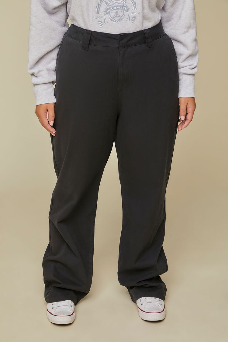 Plus Size Wide-Leg Pants
