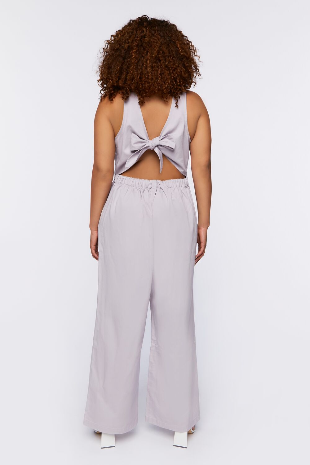 Plus Size Tie-Back Jumpsuit