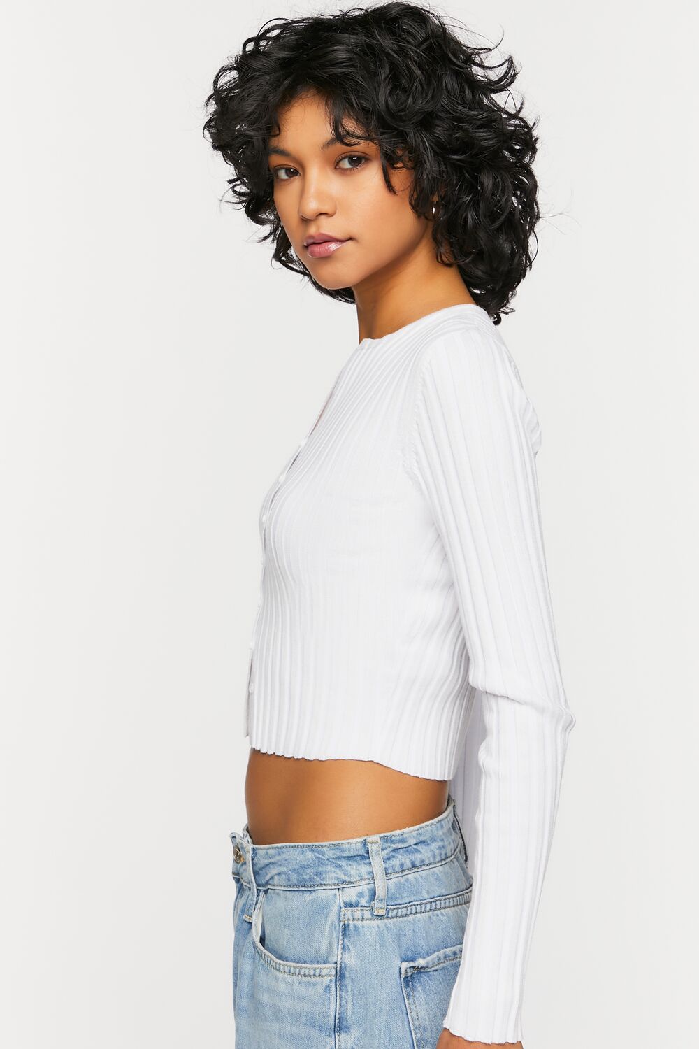 Ribbed Cardigan Sweater
