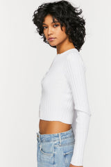Ribbed Cardigan Sweater