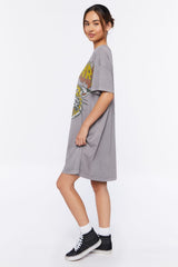 Def Leppard Graphic T-Shirt Dress