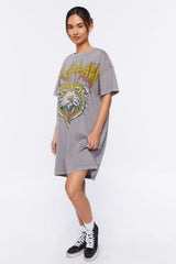 Def Leppard Graphic T-Shirt Dress