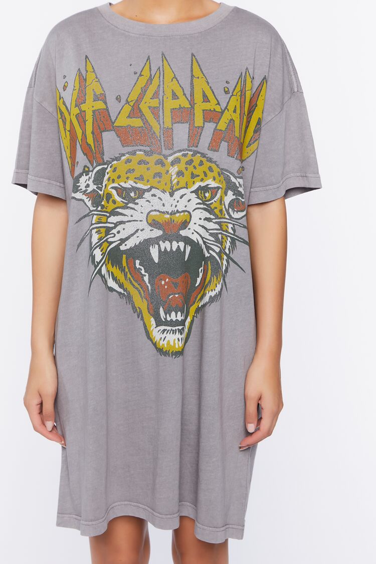 Def Leppard Graphic T-Shirt Dress
