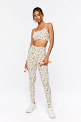 Terrazzo Print Sports Bra