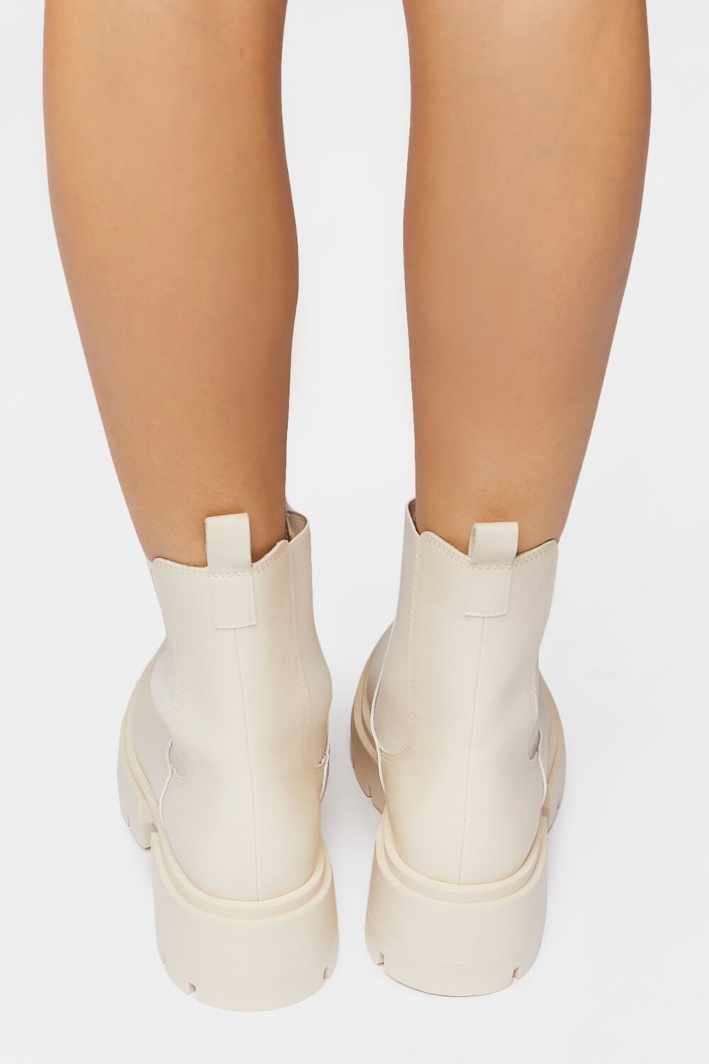 Faux Leather Chelsea Boots