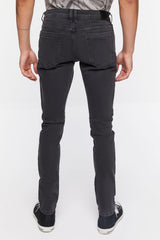 Premium Distressed Slim-Fit Jeans