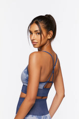 Seamless Longline Tie-Dye Sports Bra