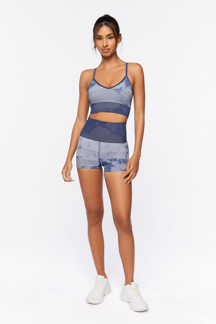 Seamless Longline Tie-Dye Sports Bra