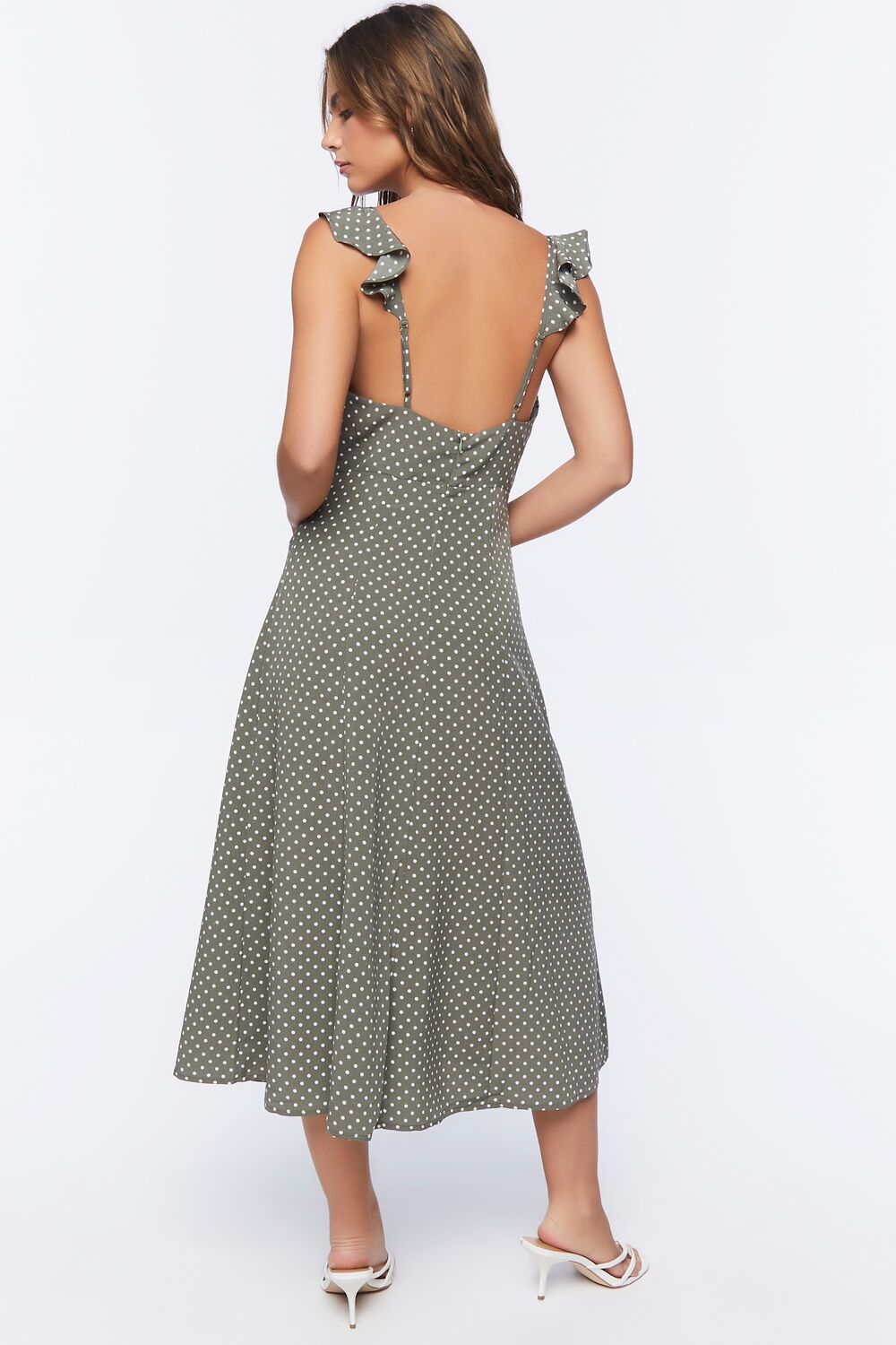 Polka Dot Cami Midi Dress