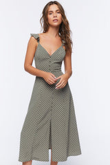 Polka Dot Cami Midi Dress