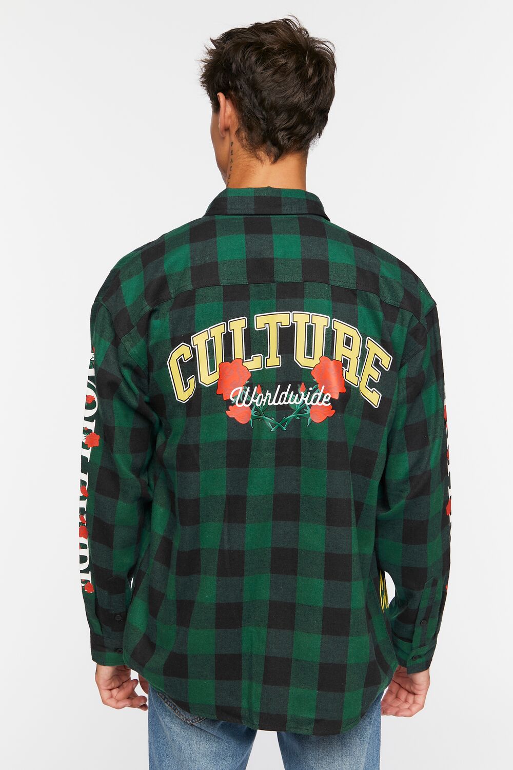 Culture Graphic Plaid Shirt